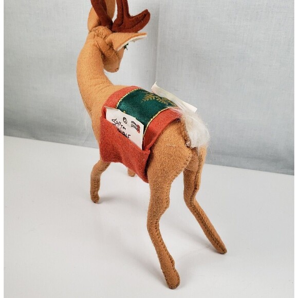 Annalee Dolls 8" Reindeer With Saddlebags Carrying Letters 1998 - Picture 10 of 16